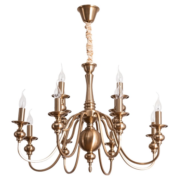 Подвесная люстра Arte Lamp Passoni A6097LM-12PB Фото № 