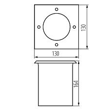 Грунтовый светильник Kanlux BERG AD-7L 36431 2