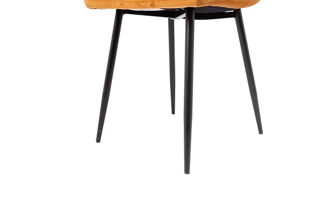 Кухонный стул AksHome Dallas горчичный, велюр 76330 изображение 7 Кухонный стул AksHome Dallas горчичный, велюр 76330 Фото № 7