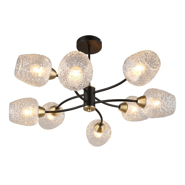 Потолочная люстра Omnilux Pavarolo OML-67807-08 изображение Потолочная люстра Omnilux Pavarolo OML-67807-08 Фото №