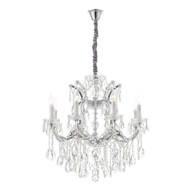 Подвесная люстра iLamp Diamond 6071-8 CR+CL Фото № 