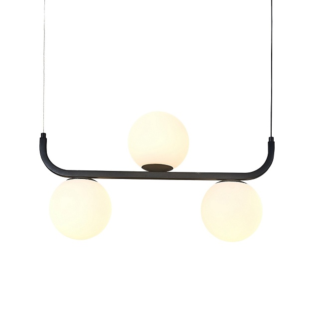 Подвесная светодиодная люстра Gerhort G61319/3BK Фото № 2