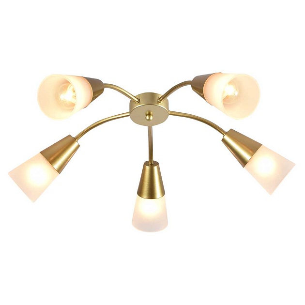 Потолочная люстра Escada Aquilegia 1100/5P Gold Фото № 