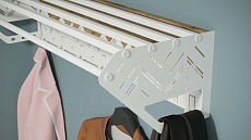 Настенная вешалка Калифорния Хигс В01 ЛДСП Дуб вотан/Белый 4847069302 1