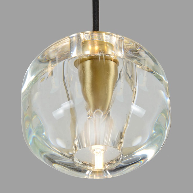 Подвесной светильник Belfast Pansy 6214-1 BR CL изображение 3 Подвесной светильник Belfast Pansy 6214-1 BR CL Фото № 3