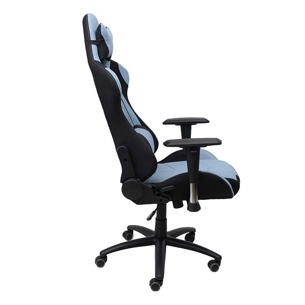 Игровое кресло AksHome Savage голубой + черный, ткань 83773 Фото № 9