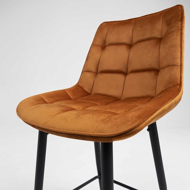 Полубарный стул AksHome Linx кирпичный, велюр 86210 изображение 11 Полубарный стул AksHome Linx кирпичный, велюр 86210 Фото № 11