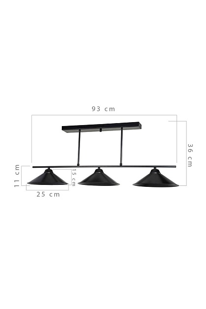 Подвесная люстра Toplight Lilian TL1611H-03BK Фото № 4