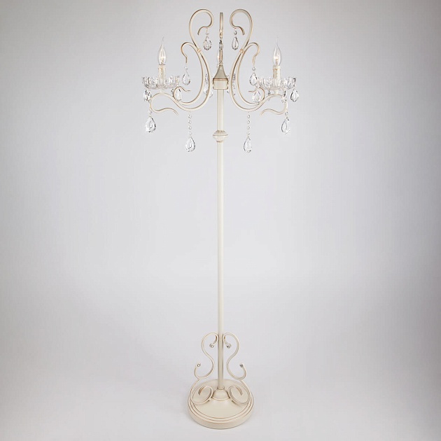 Торшер Eurosvet 12205/3F белый Strotskis изображение Торшер Eurosvet 12205/3F белый Strotskis Фото №