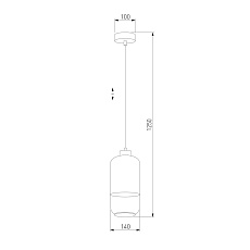 Подвесной светильник TK Lighting 3356 Marco Silver 2