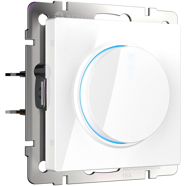 Диммер с подсветкой Werkel белый W1142101 4690389155260 изображение Диммер с подсветкой Werkel белый W1142101 4690389155260 Фото №