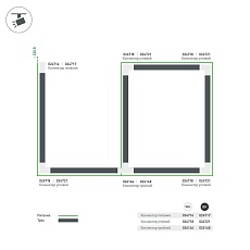 Коннектор T-образный Arlight соединение снаружи/справа LGD-4TR-Con-EXT-R1-WH 026146 1