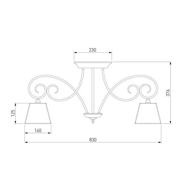 Подвесная люстра Bogates 303/8 Фото № 2
