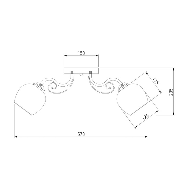 Потолочный светильник Eurosvet 30138/5 золото Фото № 2