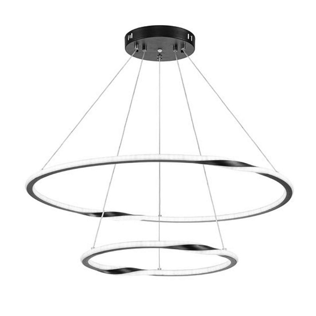Подвесной светодиодный светильник Arte Lamp Veritate A2211SP-2BK Фото № 
