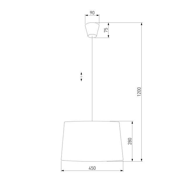 Подвесной светильник TK Lighting 1885 Maja Black Фото № 2