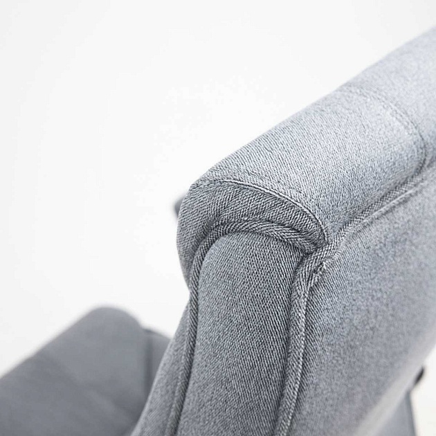 Кресло руководителя AksHome Galio серый, велюр 86372 Фото № 7