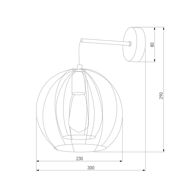 Бра TK Lighting 6596 Jaula Фото № 2
