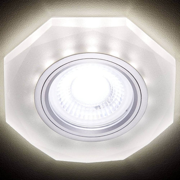 Встраиваемый светодиодный светильник Ambrella light Led S213 WH Фото № 2