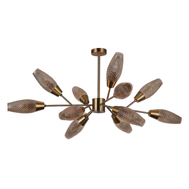 Потолочная люстра Escada Desire 10165/12PL Copper изображение Потолочная люстра Escada Desire 10165/12PL Copper Фото №