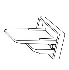 Заглушка торцевая для шинопровода Volpe UFB-Q121 C21 WHITE 10570 1