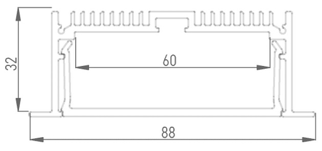 Профиль встраиваемый DesignLed LE.8832 001080 Фото № 3