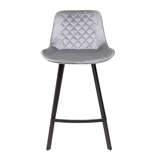 Барный стул AksHome Leros светло-серый, велюр 81473 изображение 10 Барный стул AksHome Leros светло-серый, велюр 81473 Фото № 10