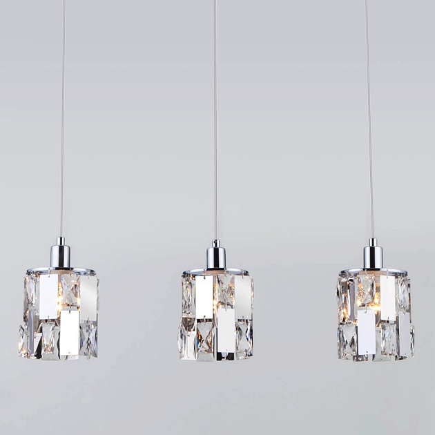 Подвесной светильник Eurosvet 50101/3 хром Фото № 