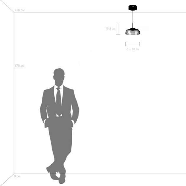 Подвесной светодиодный светильник Lightstar Acrile 738073 Фото № 6