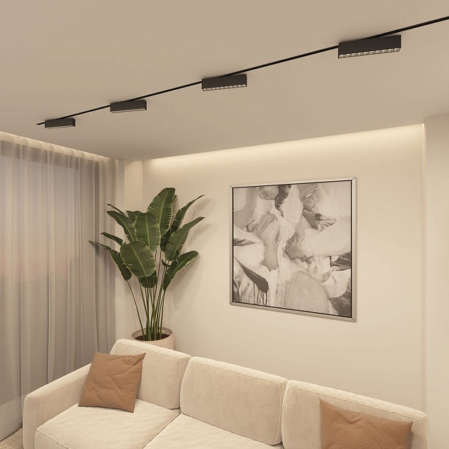 Трековый светодиодный светильник Denkirs Edder DK6444-BK изображение 5 Трековый светодиодный светильник Denkirs Edder DK6444-BK Фото № 5