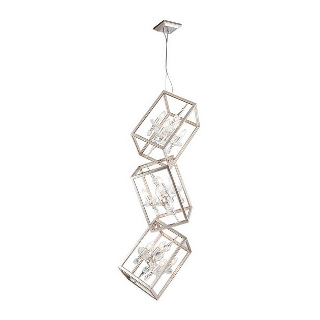 Подвесная люстра Lucia Tucci Inessa 3850.12 Silver Фото № 
