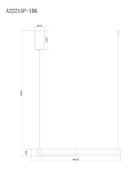 Подвесной светодиодный светильник Arte Lamp Veritate A2221SP-1BR изображение 2 Подвесной светодиодный светильник Arte Lamp Veritate A2221SP-1BR Фото № 2