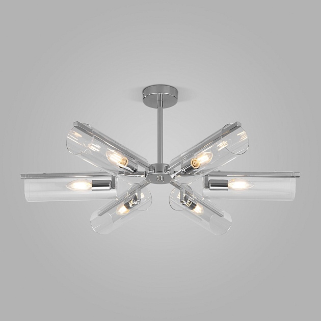 Потолочная люстра Eurosvet Trompeta 70144/6 хром Фото № 