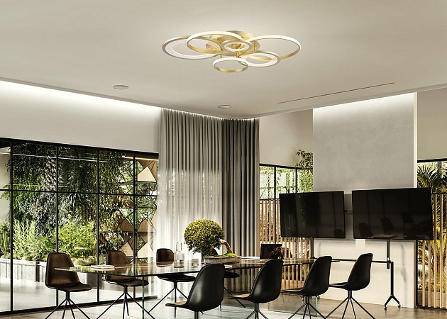 Потолочная светодиодная люстра Escada Saturn 10248/6LED изображение 2 Потолочная светодиодная люстра Escada Saturn 10248/6LED Фото № 2