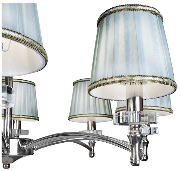 Подвесная люстра iLamp Olivia 82336/8 CR изображение 2 Подвесная люстра iLamp Olivia 82336/8 CR Фото № 2