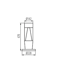 Уличный светильник Kanlux INVO TR 47-O-GR 29175 3