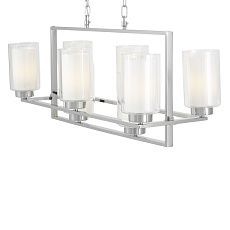 Подвесная люстра Lumina Deco Lino LDP 1239-8 CHR 4