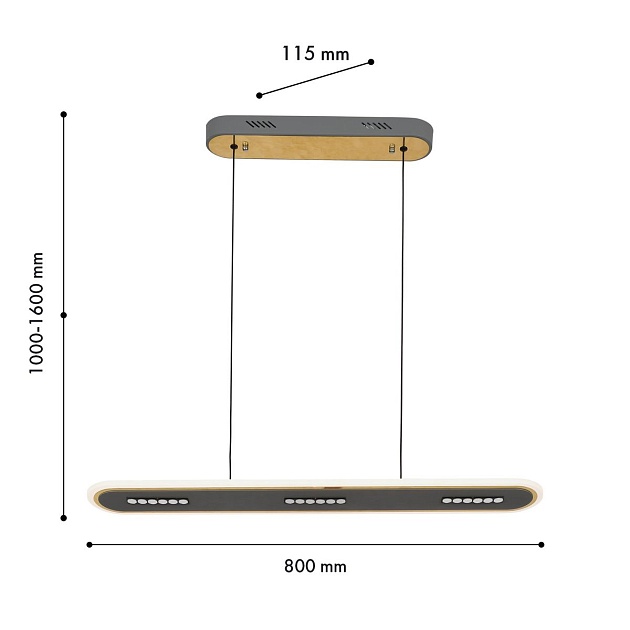 Подвесной светодиодный светильник F-Promo Strimler 4472-3P Фото № 2