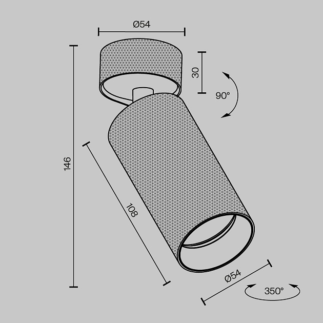 Спот Maytoni Technical Artisan C082CL-01-GU10-B изображение 2 Спот Maytoni Technical Artisan C082CL-01-GU10-B Фото № 2