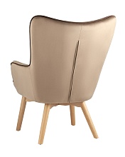 Кресло Stool Group Манго велюр бежевый MANCO HLR-31 5