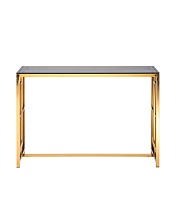 Консоль Stool Group БРУКЛИН 115х30 стекло smoke сталь золото ECST-013-TG-SK (115x30) 3