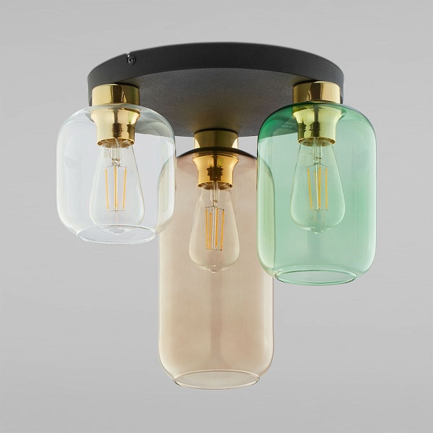 Потолочная люстра TK Lighting 3318 Marco Green Фото № 