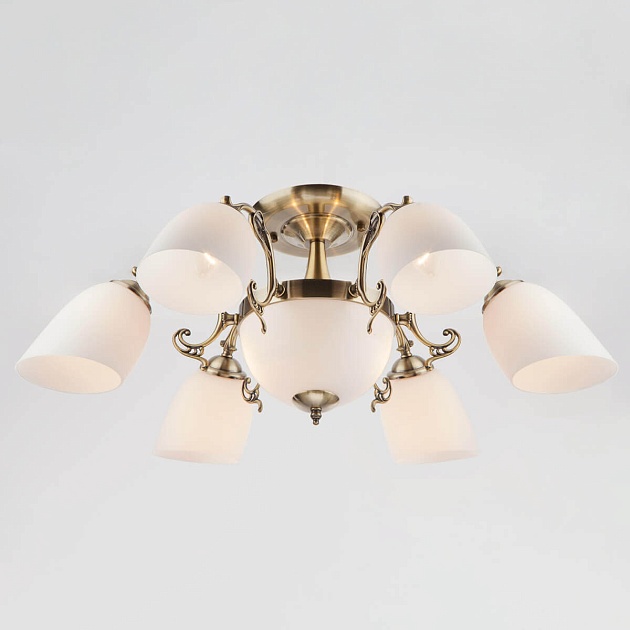 Потолочная люстра Eurosvet 22010/6+2 античная бронза Фото № 3