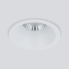 Встраиваемый светодиодный светильник Elektrostandard Lin 15266/LED 7W 3000K WH белый a063925 1