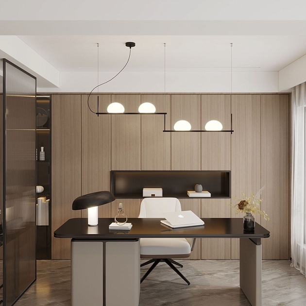 Подвесной светильник Eurosvet Stair 70145/4 черный Фото № 4