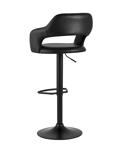 Барный стул Stool Group Рич черный черная ножка PEACHEY BLACK Фото № 5