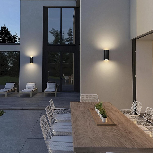 Уличный настенный светильник Loft IT Stema 100012/B Фото № 3