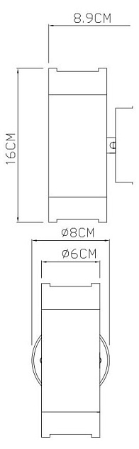 Уличный настенный светильник Arte Lamp Atlas A3503AL-2WH Фото № 3