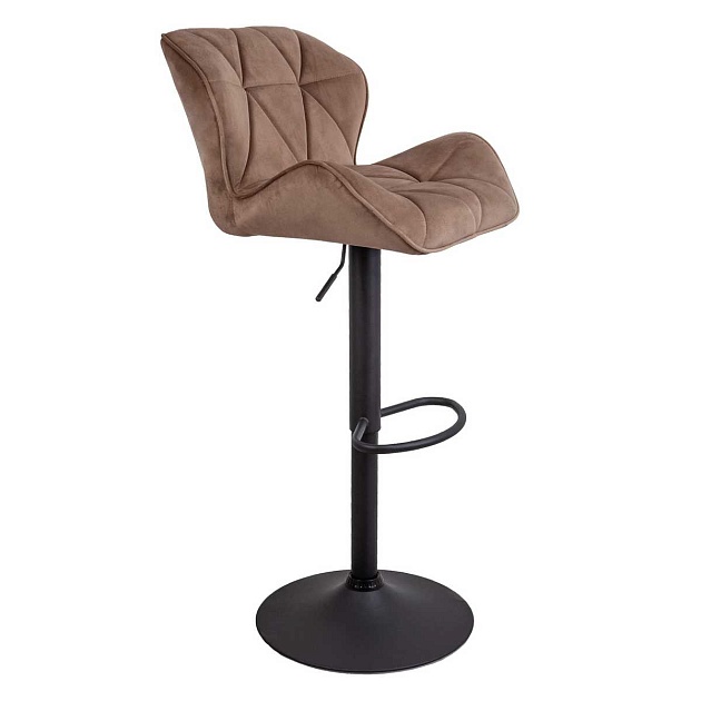 Барный стул AksHome Berlin капучино, велюр 70476 Фото № 