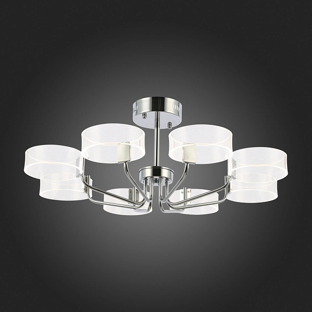 Потолочная светодиодная люстра Evoluce Solla SLE283102-08 изображение 5 Потолочная светодиодная люстра Evoluce Solla SLE283102-08 Фото № 5